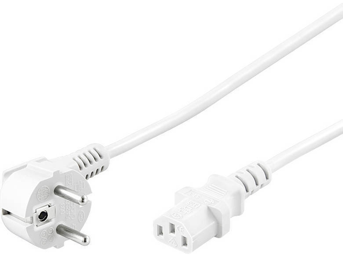 Cabo de Alimentação GOOBAY (2.5 m - Branco)