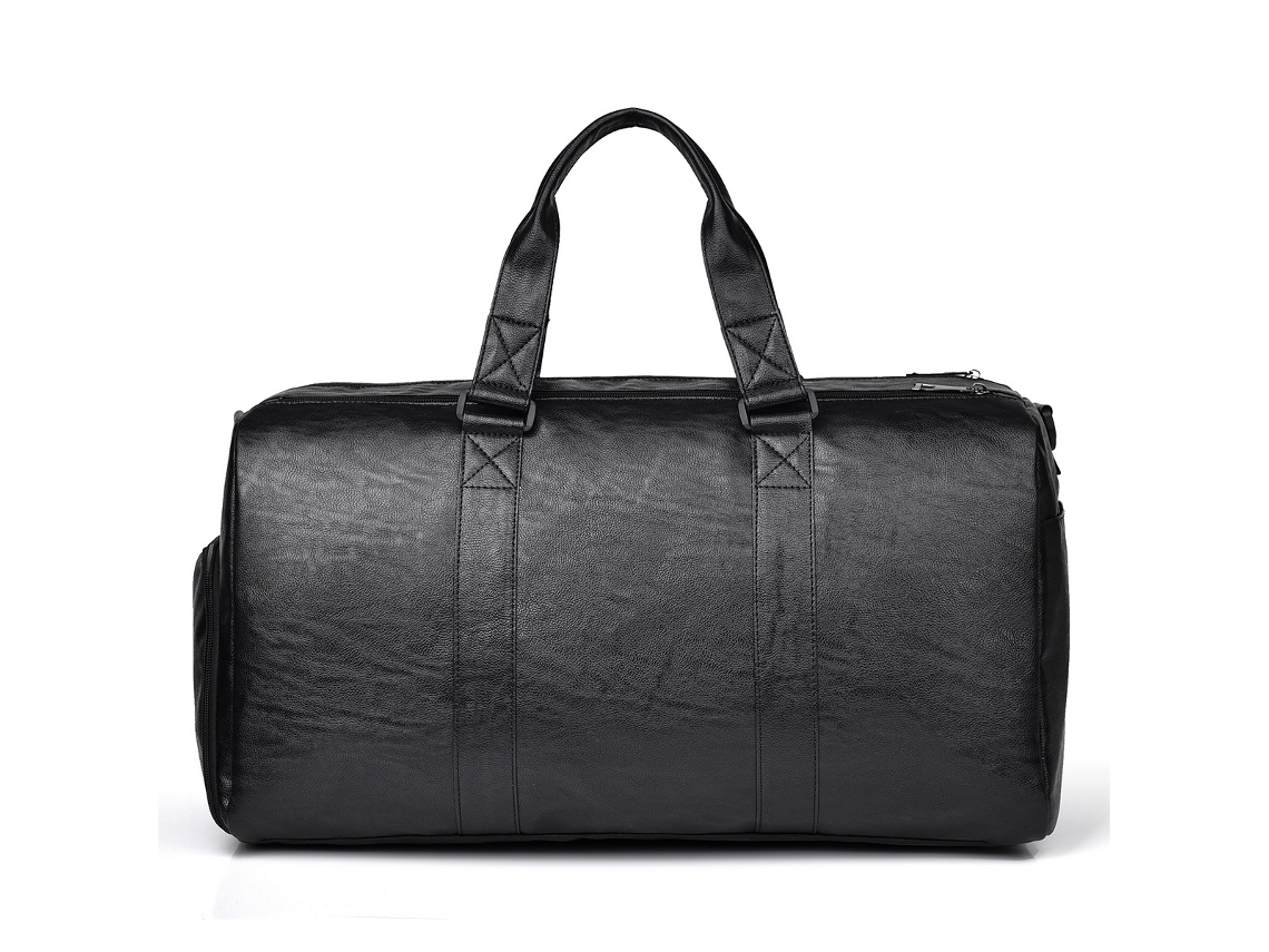 Bolsa De Viagem Casual Grande (preta), Com Divisórias Para Itens Secos E Molhados, Compartimento Para Sapatos, Grande Capacidade E Resistente.