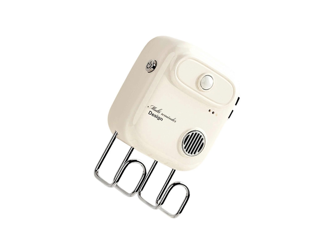 Gancho De Plástico Leve E Inteligente Com Alerta De Voz Automático Para Usuários Esquecidos (branco).