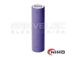 Pilha Recarregável Lithium 18650 3.7V 2.4A Li-Ion Nimo