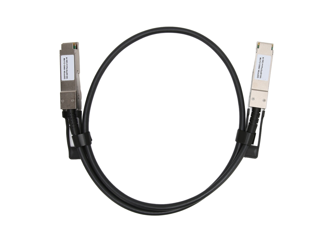 Aetheria cabo Qsfp28 Dac de 100g de Alta Velocidade Plug And Play para Dispositivos de Big Data