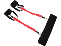 Faixas De Resistência Para Exercícios Pernas, Feitas Neoprene E Couro Regenerado, Práticas Fáceis Guardar