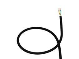 Cabo Têxtil Eléctrico Preto