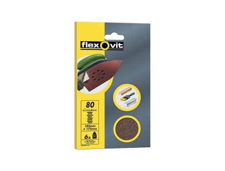 Papel Oxido Aluminio Velgrip Triangular 6 Uds FLEXOVIT