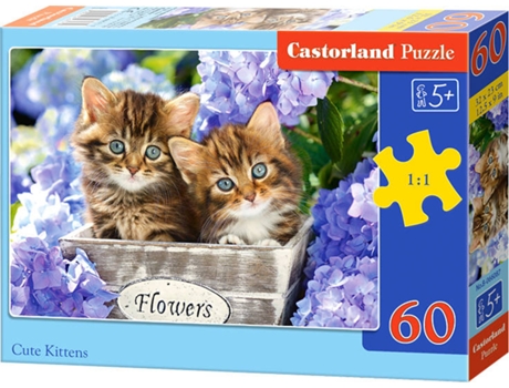 Puzzle  Cute Kittens (60 Peças)
