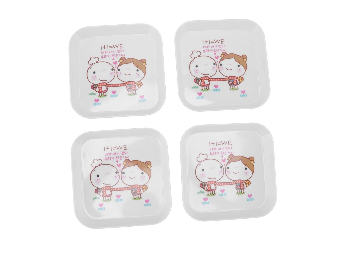 Prato de Frutas LAXISCREED 4pcs Multifuncional