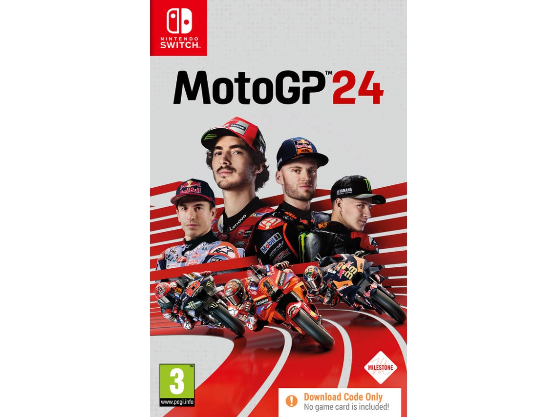 Jogo Nintendo Switch MotoGP 24 (Código de Descarga na Caixa)