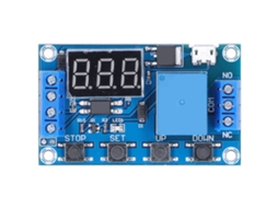 Módulo de Relé com Timer Programável, Atraso Desligamento, Isolamento Óptico, 6 30v Dc