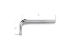 Chave macho angular de 6 pontos série BETA 96 D12Mm L134Mm cromada BETA