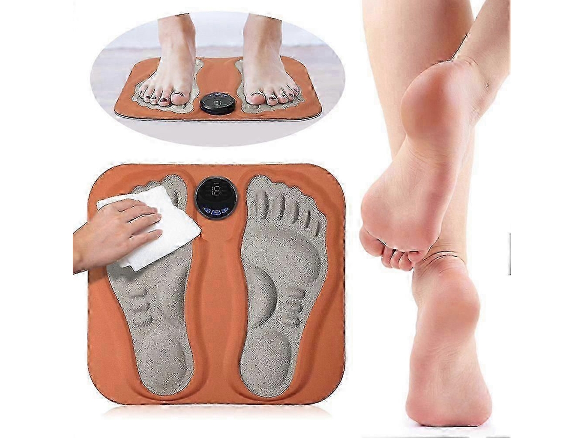Massageador De Pés Hermhoffer Pro 2025, Orthoback Renerv 3d Com Tratamento Regenerativo Ems, 15 Níveis Intensida E 6 Modos.
