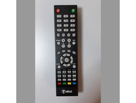 Tokai. Controle Remoto Original Para Televisão Tokai Tte32a6604k. Novo. Entregue Sem Baterias.