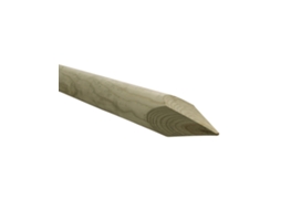 Faura - Tutor De Madera Para Arboles Con Punta 150x5 Cm. (alto X Diámetro) | 150x5 Cm. (alto X Diámetro) ()