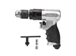 Taladro Pneumático De Pistola De 3/8 Polegadas Com Bloqueio Automático De Três Dentes, 1800 Rpm, Ferramenta Pneumática Manual