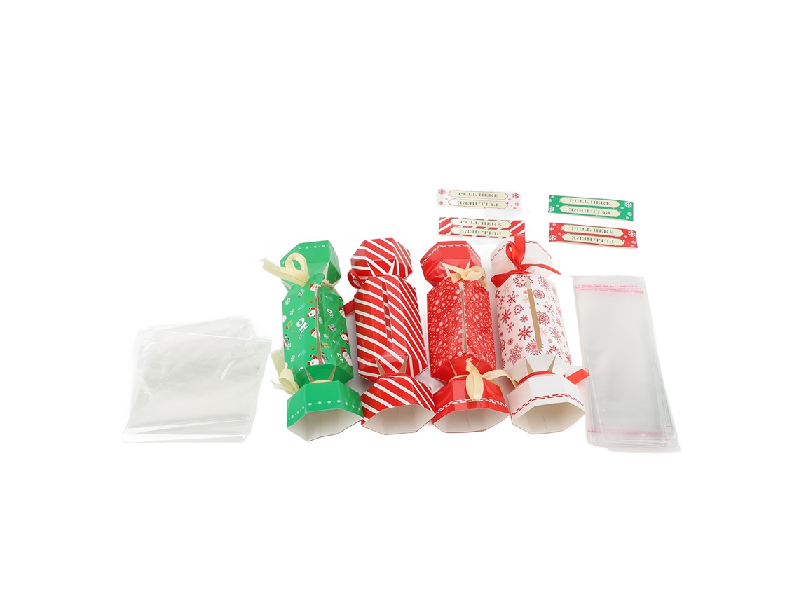 4pcs Bolsa de Dinheiro Surpresa de Natal DIY com S/MARCA