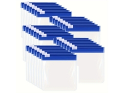 Sacos Reutilizáveis Eifson 35 Peças Fecho Slider Sem Bpa Para Organização (azul Escuro)