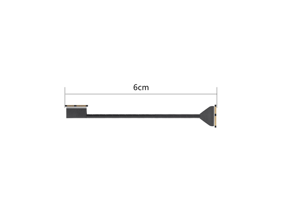 3 Peças de Cabo Coaxial Geprc Durable Fpv de 20 Cm para Drone de Corrida Dji O4 Air Unit/dji O4 Pro Fpv MDUG (6 Cm, 9 Cm, 17,5 Cm e 20 Cm)