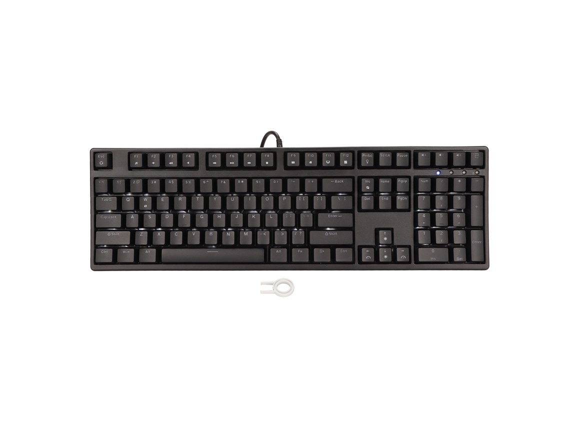 Aetheria teclado Mecânico Interruptor Marrom 108 Teclas com Função Calculadora para Home Office