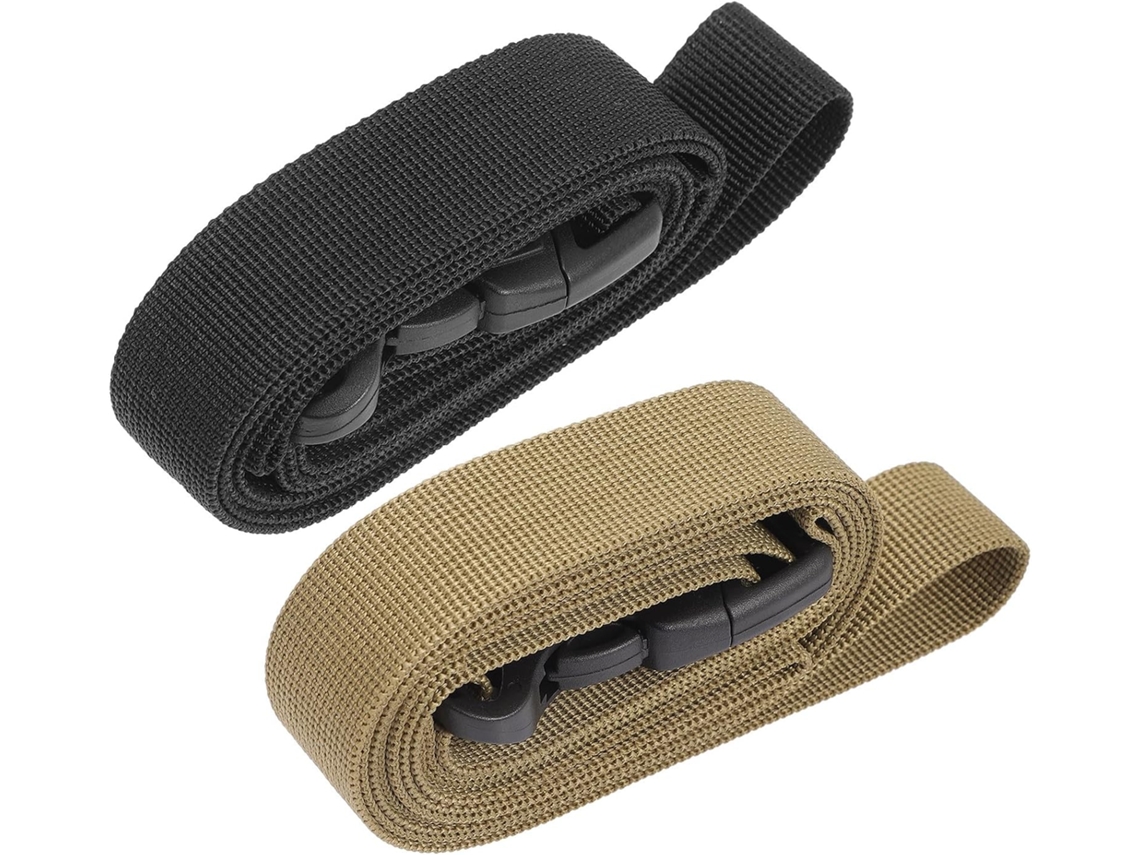 Conjunto De 2 Cintas De Fixação Rápida Para Bagagem, Em Nylon.