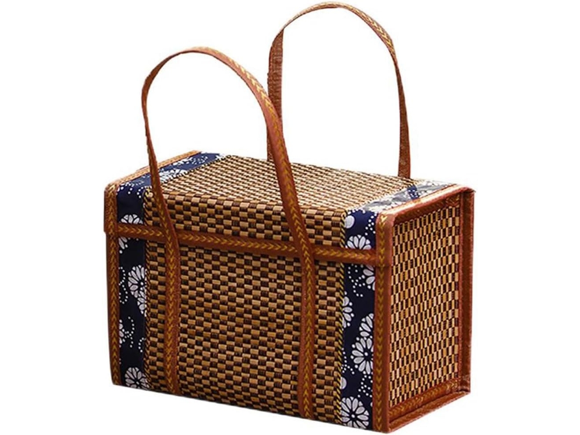 Cesta De Bambu Trançada À Mão Da Anneth Bamboo Products, Caixa De Armazenamento, Cesta Especial Para Gokoco