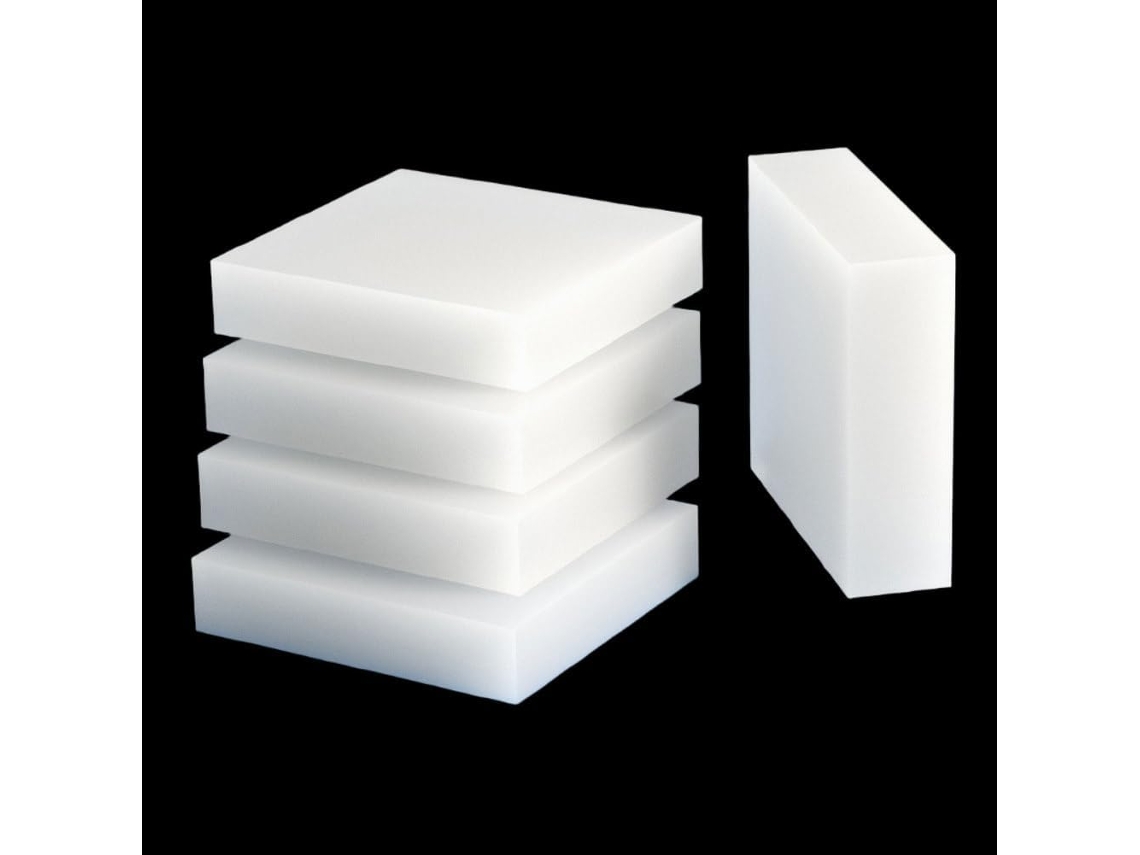 Placas De Suporte Reutilizáveis Em Plástico Pp Branco, 100x200mm, 1-6mm De Espessura, Cunha Antivibração Para Máquinas E