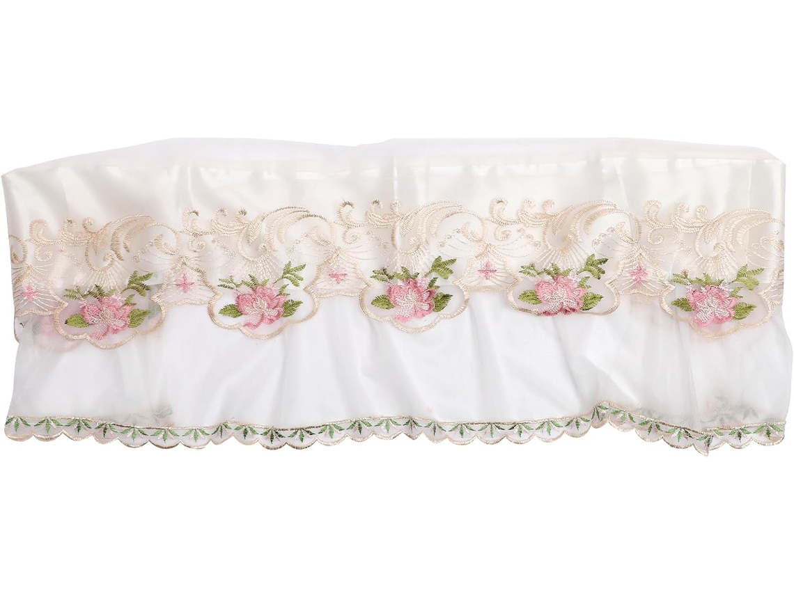 Capa Decorativa De Renda Para Ar Condicionado Interno, Proteção Resistente E Prática Para Interior, Fixação