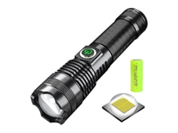 Lanterna Led P50 Para Áreas Externas, Zoom Telescópico, 5 Modos, Alto Brilho, Lanterna Para Acampamento Olysi Shop