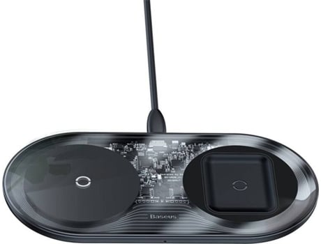 Base de Carregamento Wireless BESTBIRO LRWXCA02247 (15W - Transparente)