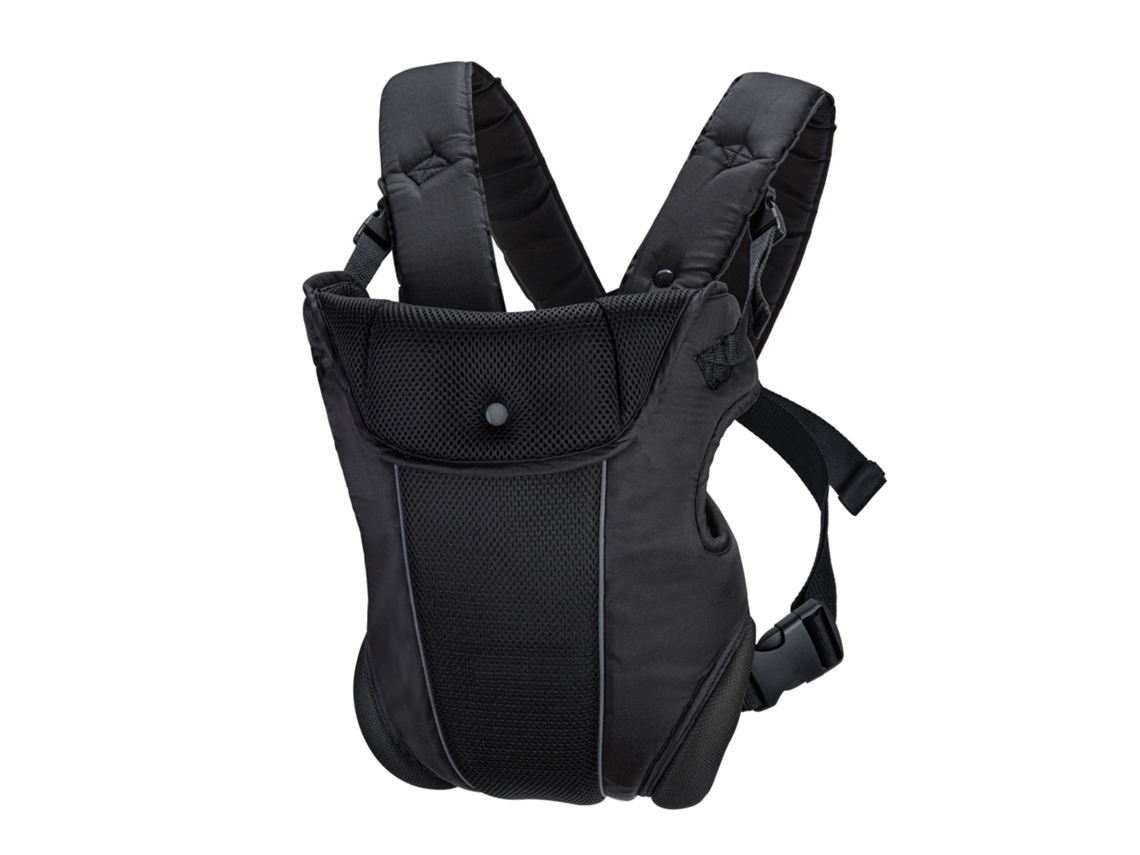 Porta bebês ergonômico ajustável, até 48 meses, preto ZYBLSSBB