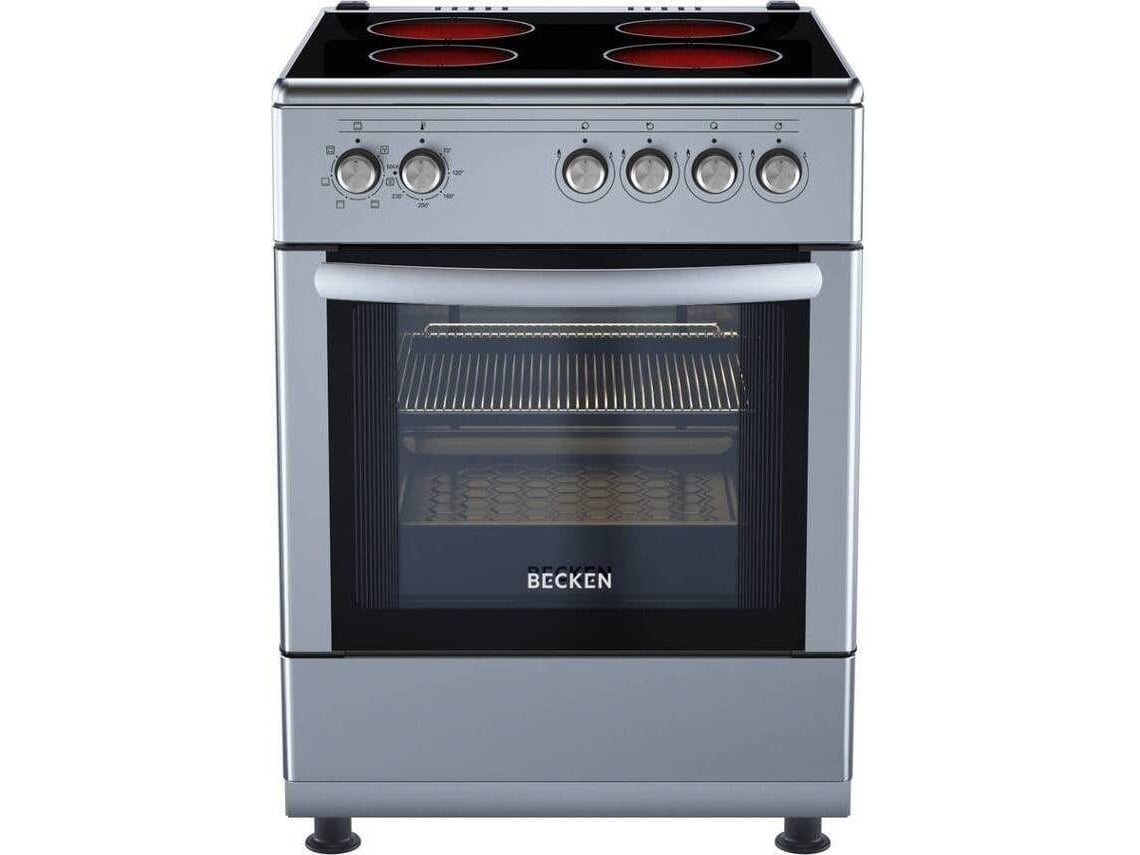 Fogão BECKEN BFE4510N IX (Outlet Grade B - 64 L - Elétrico de Vitrocerâmica - Inox)