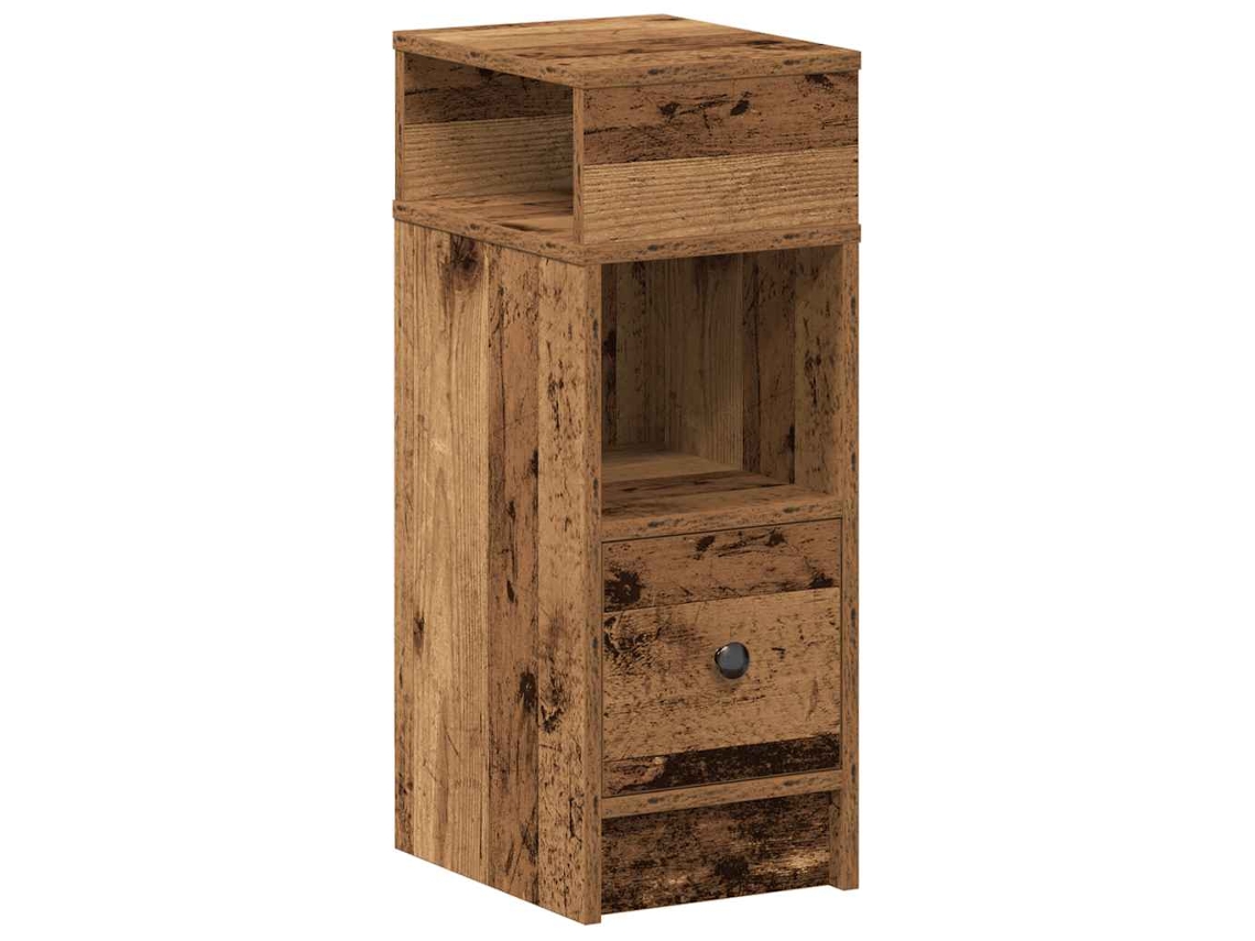 Mesa de Cabeceira com Gaveta 25x31x66 Cm Madeira Velha MAISON EXCLUSIVE