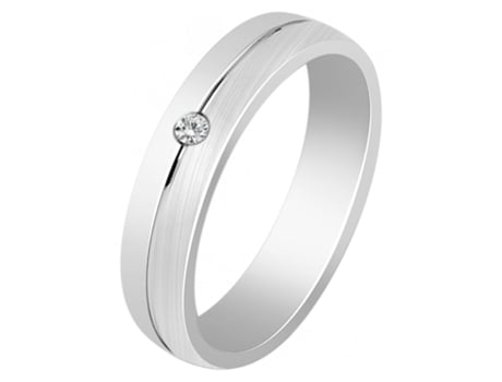 Anel Mulher em Prata de Lei 925 Mariella com Zircónias Banhado a Ródio Tam.54 0003