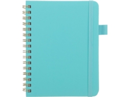 Lista Telefônica Alfabética A6 Azul Celeste Com Abas A- Z, 128 Páginas, Índice, Caderno De Bolso Prático Para