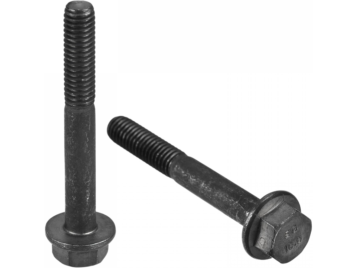 Parafusos de Flange Sextavados M6x45mm , 10 Pçs, Aço Carbono Grau 10.9 CHABERLU