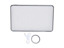 Magnetic Selfie Light Portable Rechargeable With 1/4 Thread Port 120 Beads Fill Light For Phone Camera Laptop Video Vlog LAXISCREED