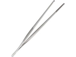 Pinça Para Grelhar Em Aço Inoxidável, Antiderrapante, Portátil, Com 30, 5cm De Comprimento E Cabo Multiuso Resistente Ao