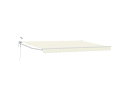 Conjunto 1 Toldo Elétrico Vidaxl Creme Poliéster (4,5 × 3 M)