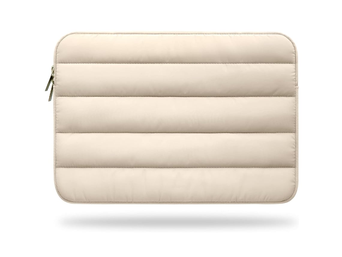 Bolsa Para Computador Soft Puff De 12,9 A 13,3 Polegadas, Cor Cáqui.