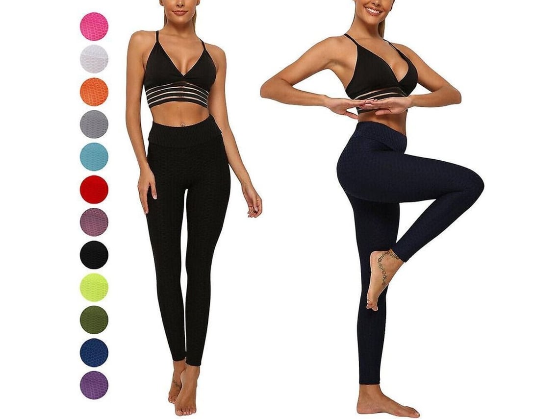 2026 leggings Deportivos Anti celulitis para Mujer Con Elevar Glúteos, Tejido Elástico Y Transpirable, Ideal para Yoga Y Gimnasio
