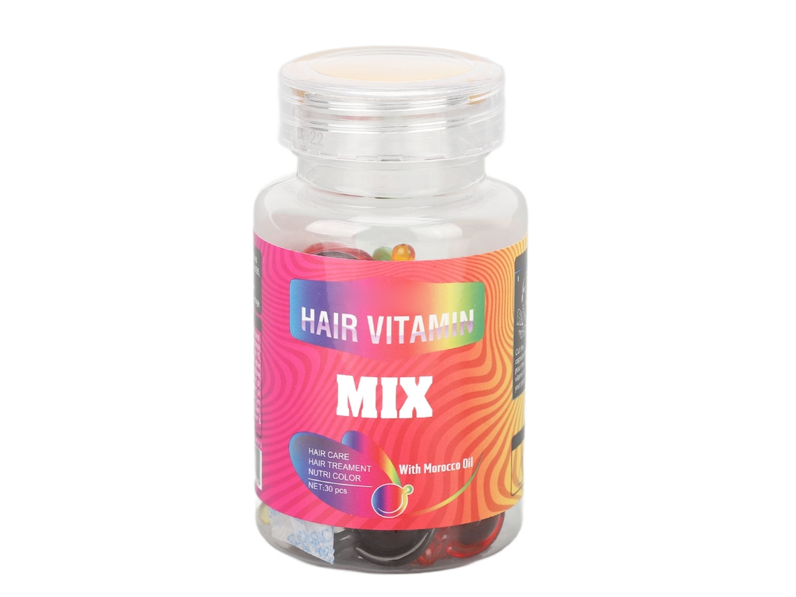 2026 30 Cápsulas Aceite Capilar Hidratante Reparador Mantenimiento 7 Colores Mezclados Serum Cabello