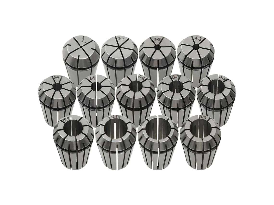 Conjunto 1 Pinça Vidaxl Prateado
