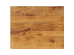 Vidaxl Tampo De Mesa Retangular 90x80x3,8 Cm Mangueira Maciça