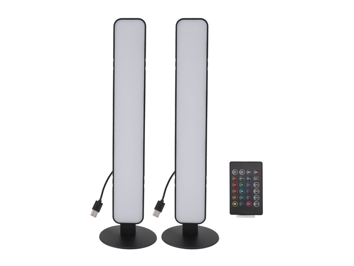 2026 barra de Luz Rgb para Jogos com Controle Remoto de 24 Teclas Usb, Luz Ambiente para Pc, Tv e Decoração de Quarto