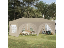 Vidaxl Tenda De Festa Pop-up 575 X 288 X 245 Cm Creme Tecido Oxford