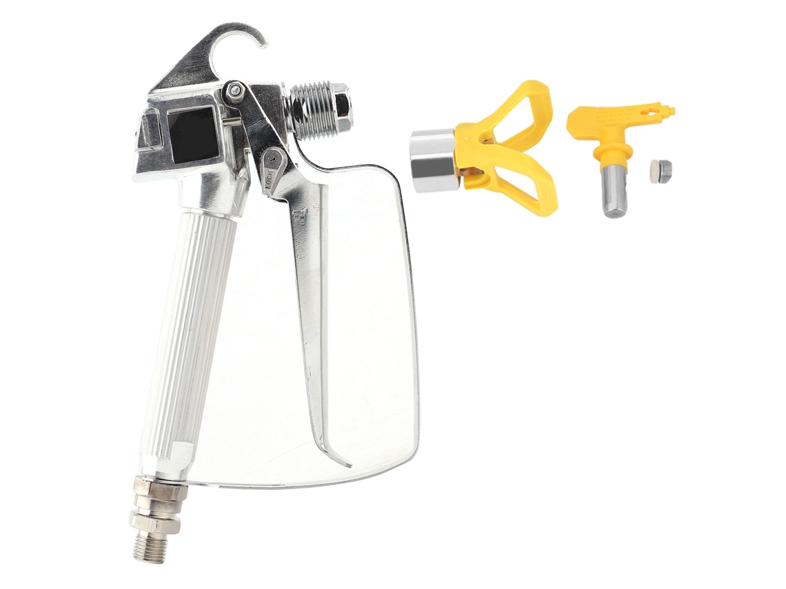 Pistola De Pintura Sem Ar De Alta Pressão 3600psi Com Bico E Apoio, Design Ergonômico, Manutenção Fácil