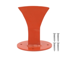 Divisor de Lenha Manual em Aço Forjado para Lareira e Churrasco 11x11x12,5cm Laranja com S/MARCA