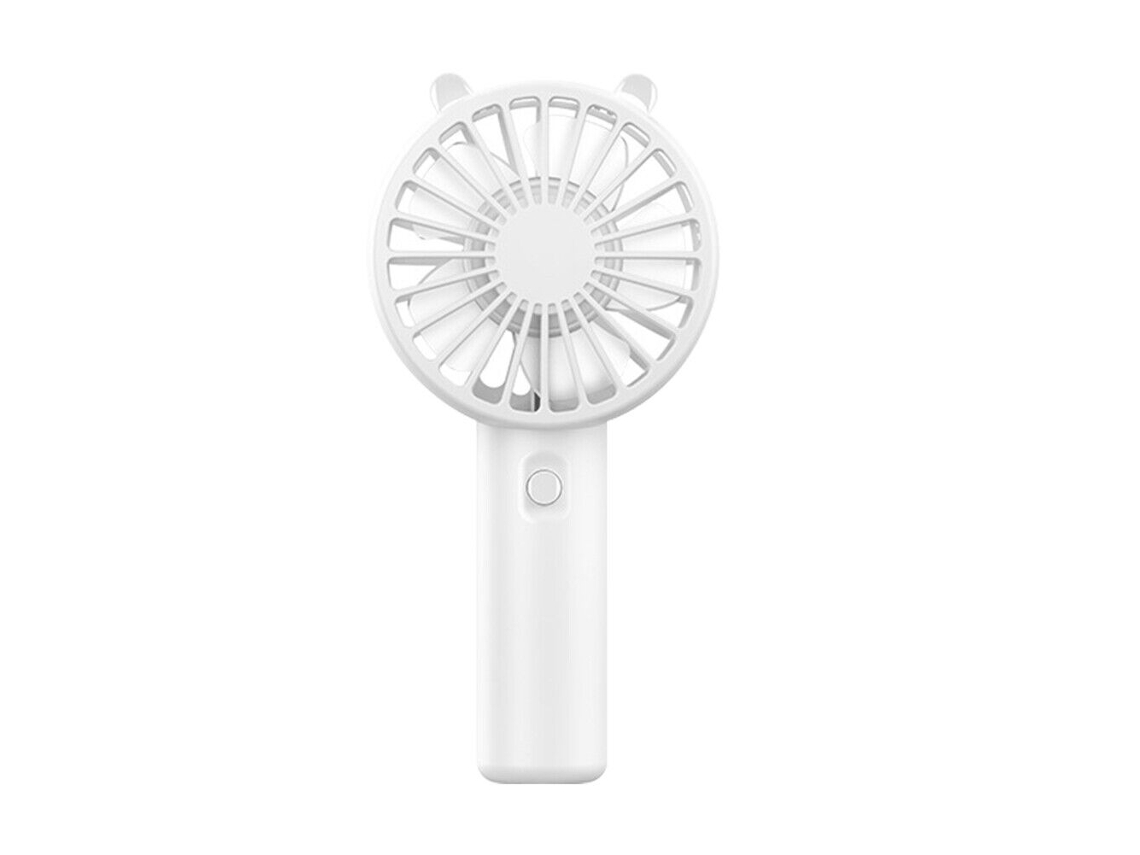 Mini Ventilador De Mão Mini Ventilador Portátil Três Velocidades Ventilador Potente Branco SUNNY SPACES