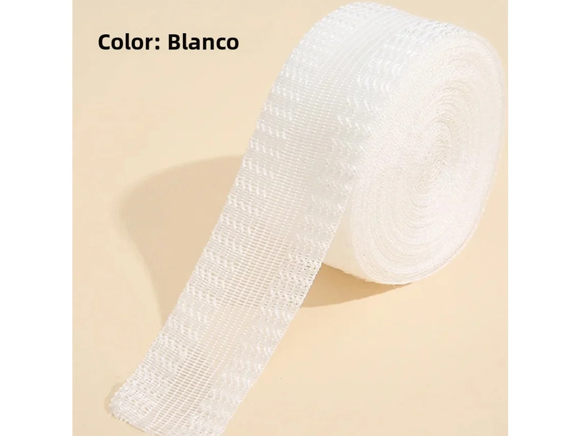 Fita Autoadesiva para Bainha de Calças Fita para Passar a Ferro a Bainha Das Calças Tecido para Costura MDUG (branco 2m)