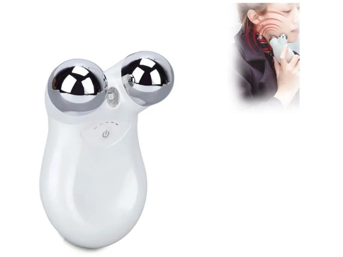 Dispositivo De Remoção De Rugas Elétrico Yizhood Mry230211 Massageador Facial Levanta E Aperta Em Formato Y 3d Branco