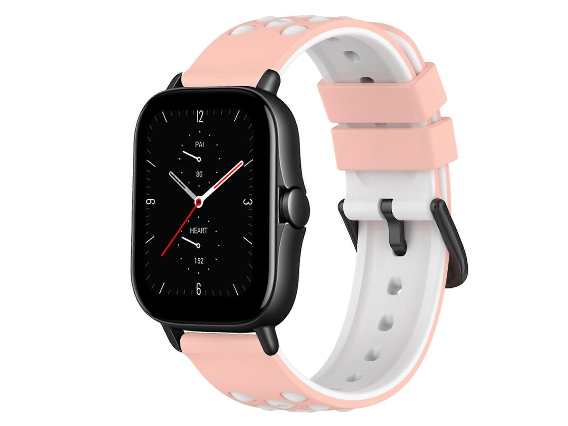 Pulseira De Silicone Bicolor De 20 Mm Para Amazfit Gts 2e