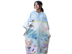 Poncho com Clipes Napoleon Azuloceanarium